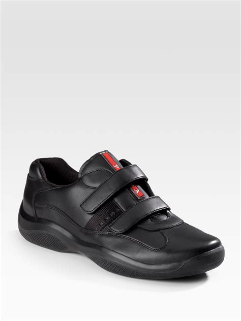 black Prada sneakers for men